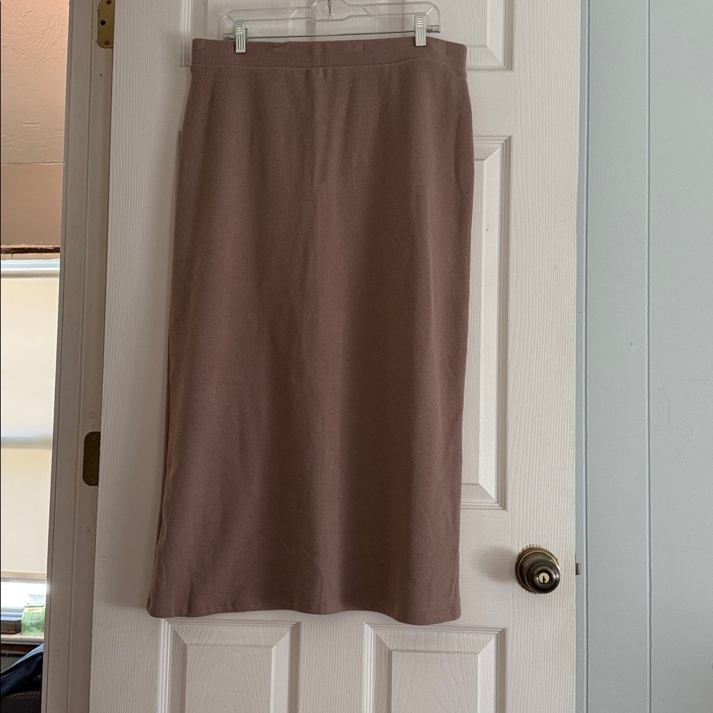 Knit Brown Women's Skirt